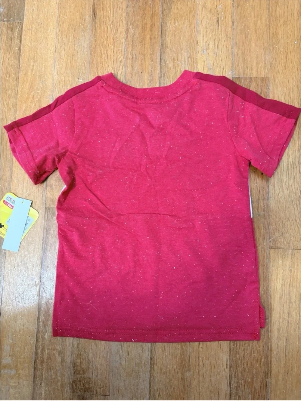 Disney Red, White and Black Mickey Peekaboo Short Sleeve Tee